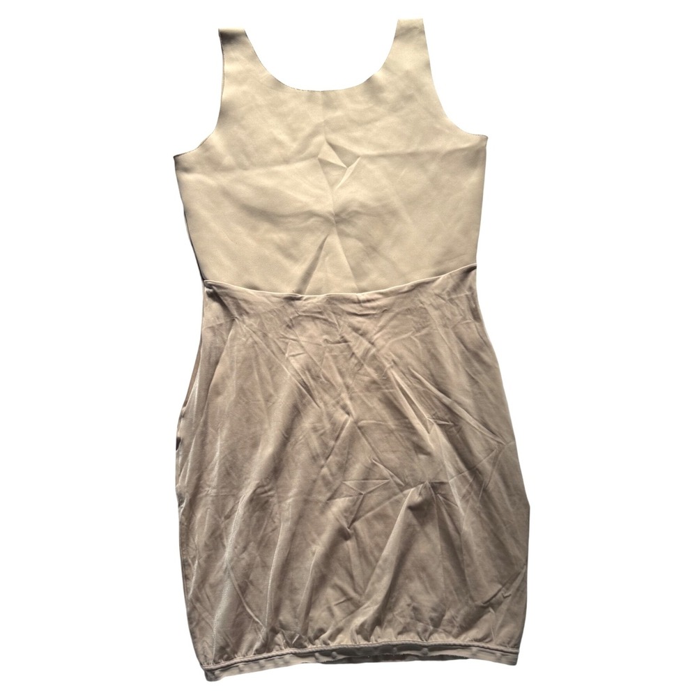 Women's Cream Tank Dress - Lightweight Sleeveless Dress